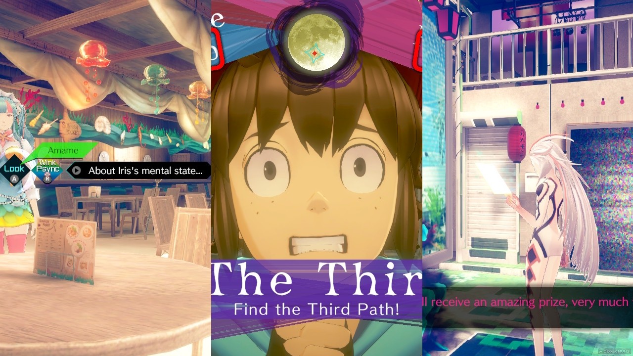 VideoChums's tweet card. In the latest AI: THE SOMNIUM FILES instalment, the gameplay ventures into escape rooms after a mysterious individual captures Iris.