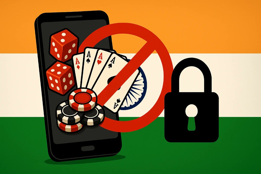 agbrief's tweet card. India has blocked a total of 1,524 illegal gambling and betting websites and mobile applications from 2022 to June 2025, according to a disclosure made in the Lok Sabha this week.