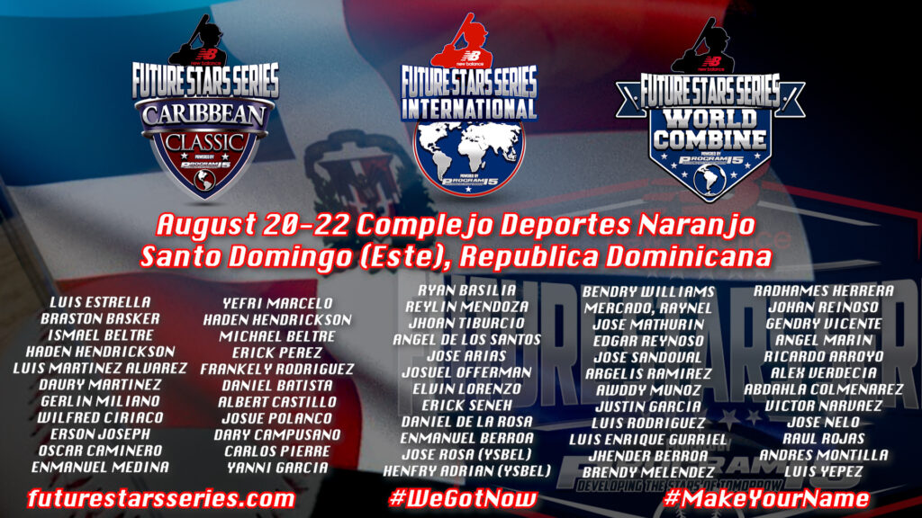 FSS_PLUS's tweet card. The New Balance Baseball Future Stars Series is set to return to the site of the Caribbean Classic, with an August 20-22 date set for a trip to the Naranjo Baseball Fields for an event that will...