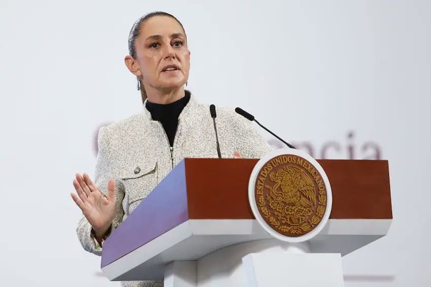mexicond's tweet card. At her Thursday morning press conference, President Claudia Sheinbaum spoke about her government's efforts to stave off new U.S. tariffs that are due to take effect next week.