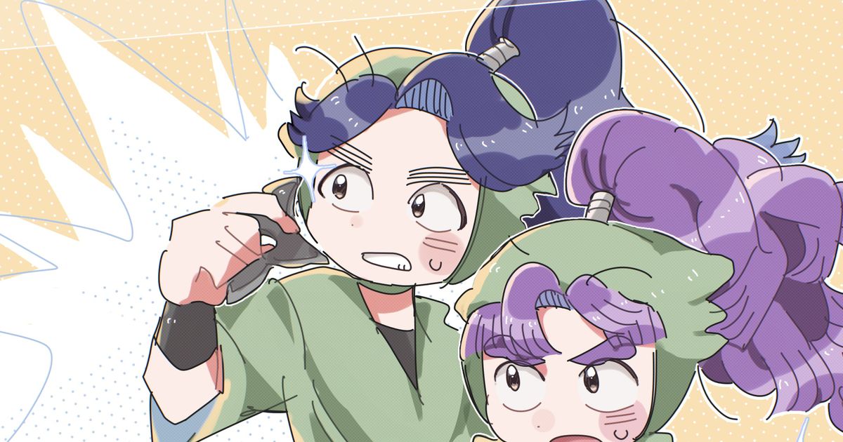 hapipipp_'s tweet card. 捏造・年齢操作・本編模写あり
三年らくがきばかり ラスト一枚パロです
