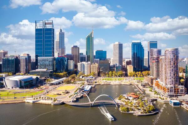 SmartCitiesW's tweet card. Australian city of Perth has given a green light to a “future-focused” £313m 2025-26 budget, including $1.8m towards smart city tech and climate resilience