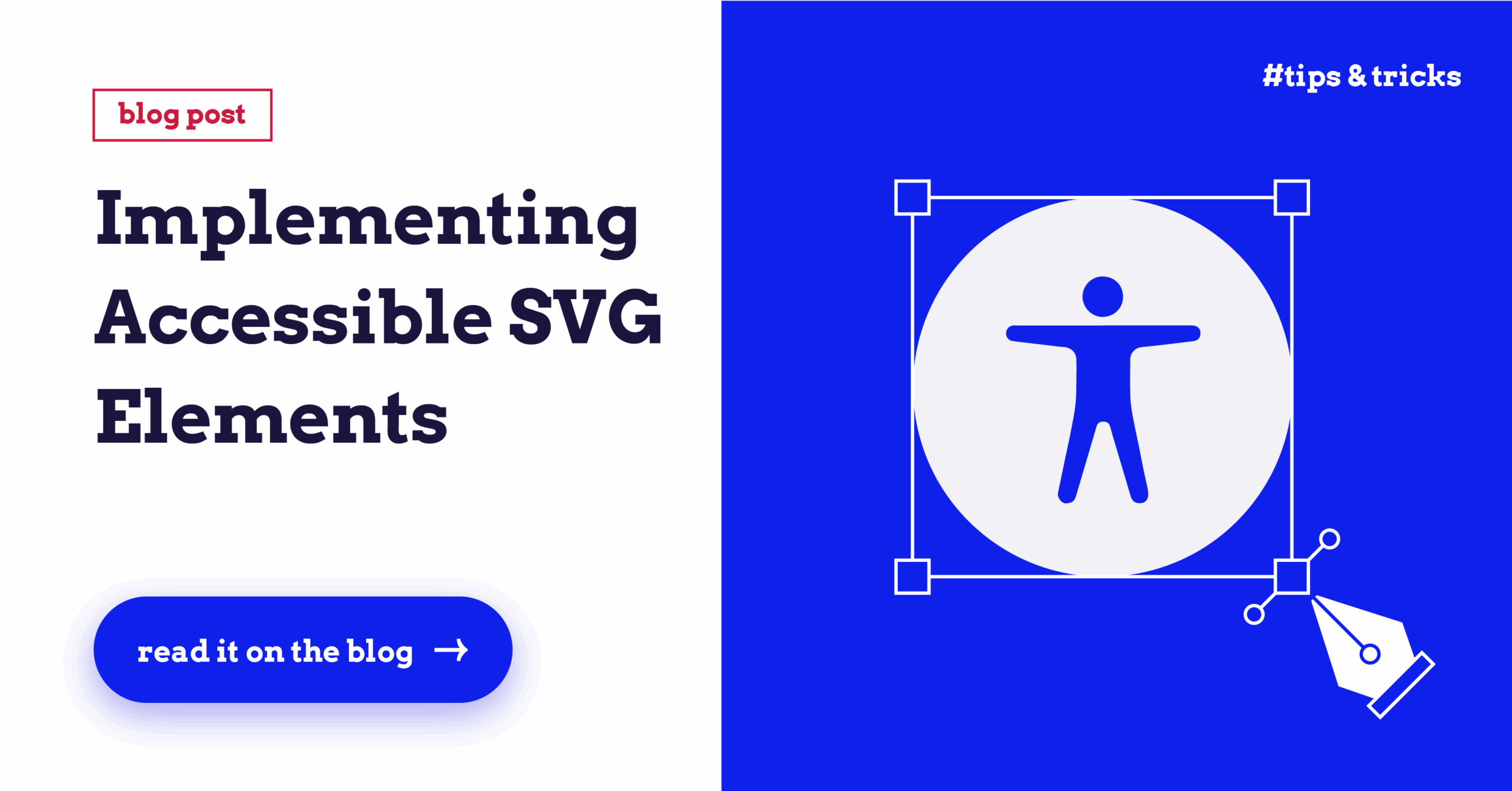 caztcha's tweet card. Master SVG accessibility: Learn techniques for ARIA roles, testing, and creating inclusive graphics that work for everyone.