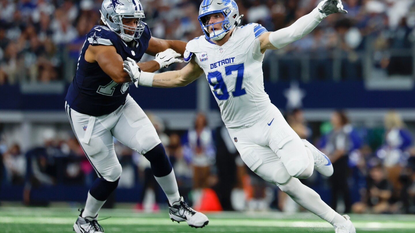 LarryLage's tweet card. Detroit Lions defensive end Aidan Hutchinson says he has been fully cleared in his comeback from having leg surgery to repair two broken bones.
