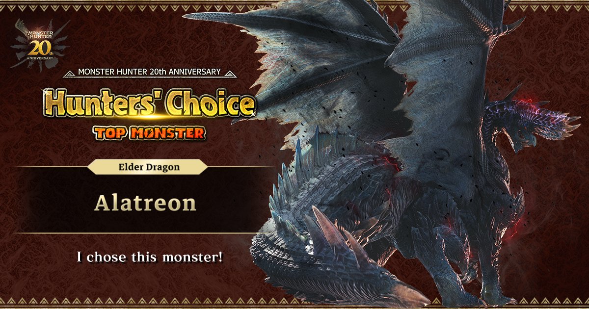 eddyoz3d's tweet card. Vote for your very favorite monster!