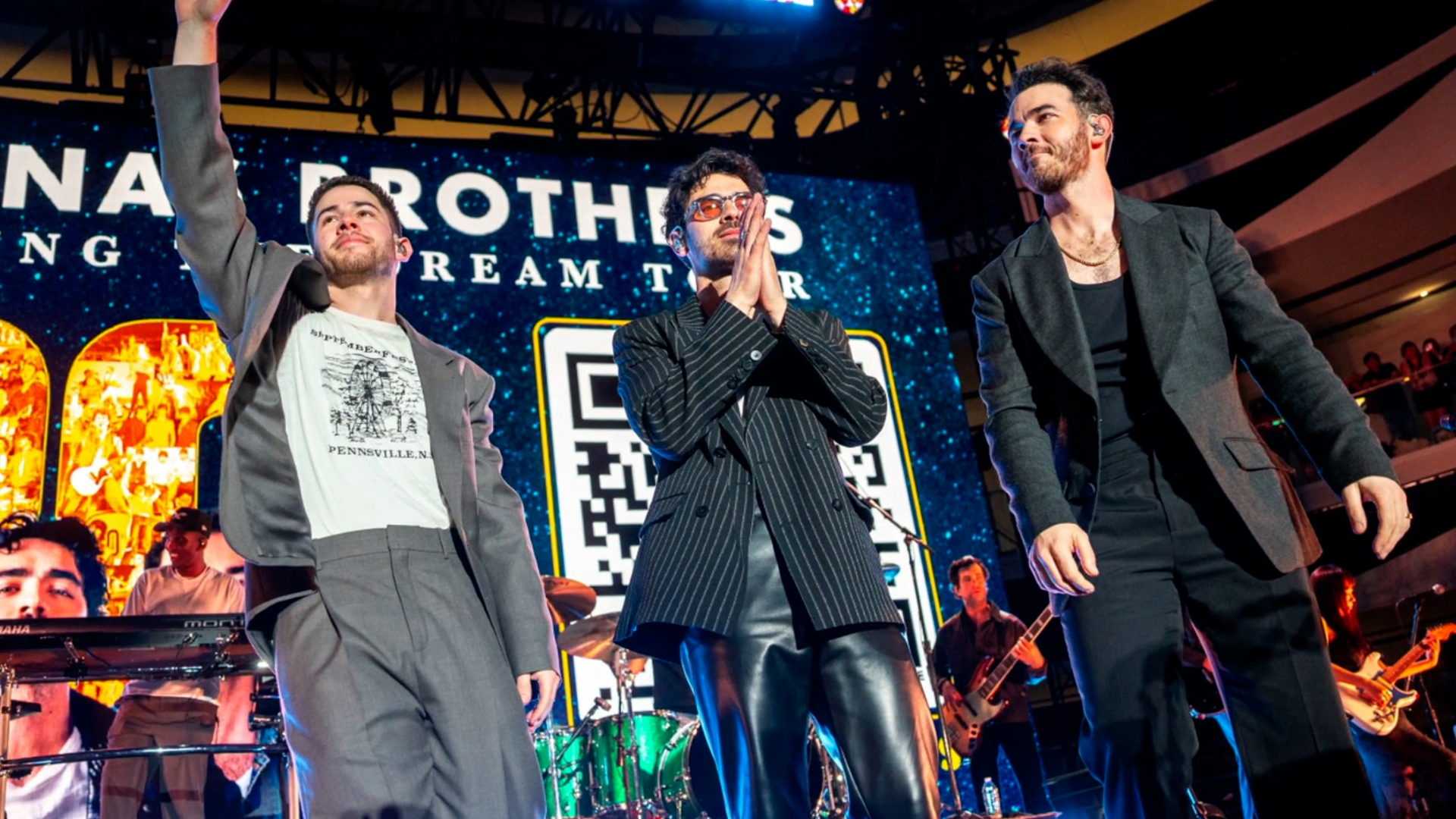 accesshollywood's tweet card. The Disneyland Resort is bringing joy with its 70th Celebration, marking a major moment in the park's history. The Jonas Brothers launched the resort's signature song, "Celebrate Happy," and Access...
