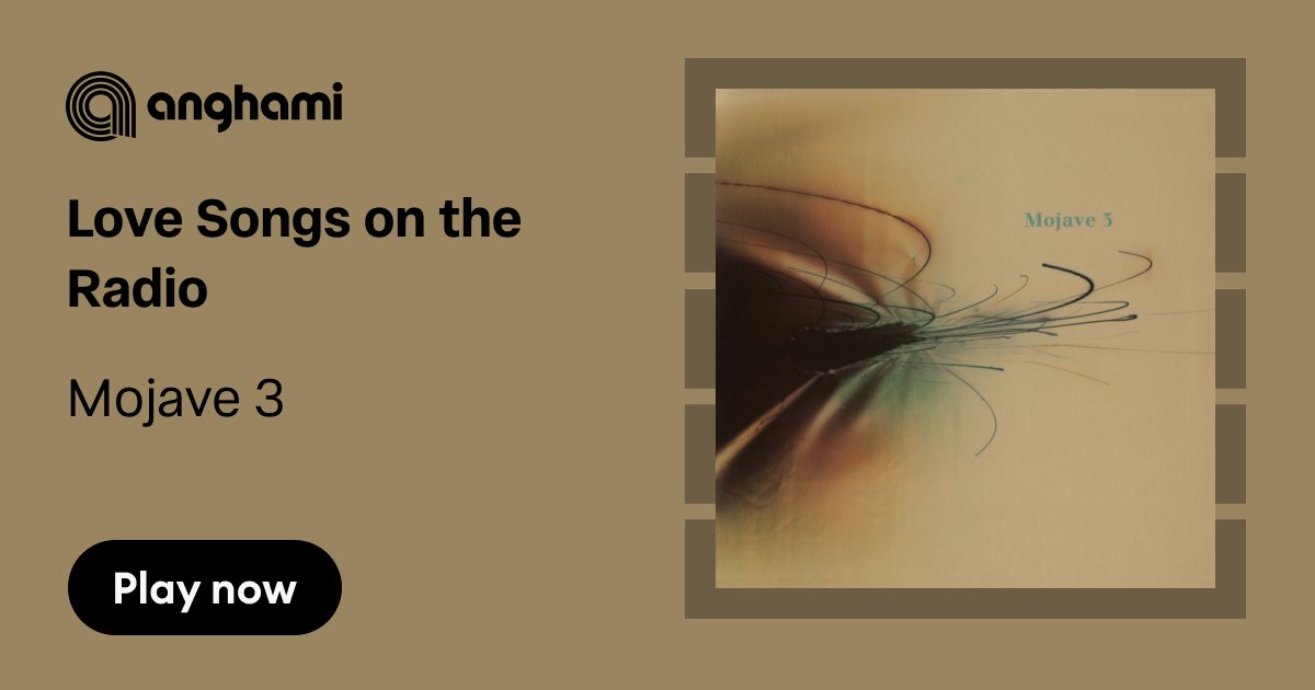 osm_sno's tweet card. Play and download Love Songs on the Radio by Mojave 3 - and other songs including Sarah, Tomorrow's Taken, Candle Song 3... - She looks just like an angel When she walks across the room She shines...