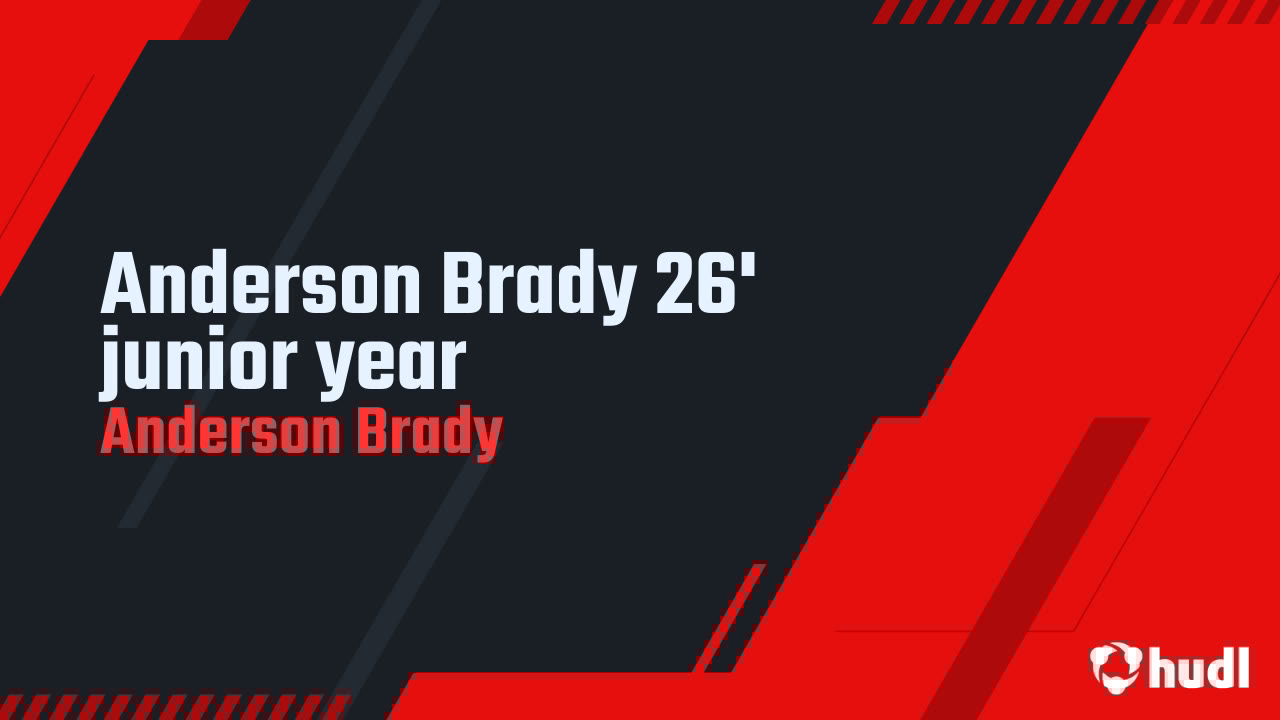 andersonbrady_'s tweet card. Anderson Brady 26' junior year