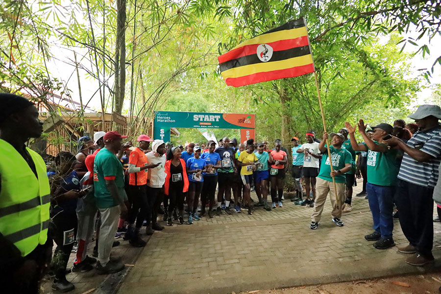PhillipKarugaba's tweet card. This is not just another marathon. It is a celebration of sweat, oxygen, and Uganda’s unsung heroes: trees.