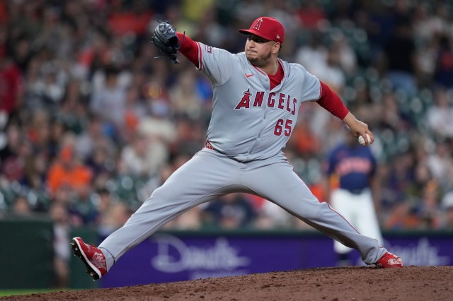 JeffFletcherOCR's tweet card. The left-hander was designated for assignment in March but rejoined the Angels this week after dropping weight, regaining velocity and reshaping his approach.