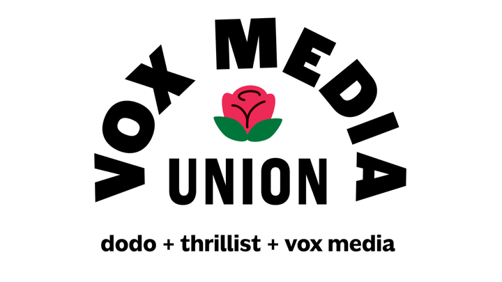 vox_union's tweet card. On Thursday, December 5, nearly 40 members of the Vox Media Union, Thr… Ashok Selvam needs your support for Stand with the Vox Media Union and Thrillist Union