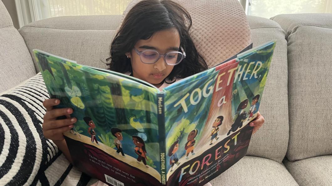 LouiseKinross's tweet card. Children's book connects disability and ecological diversity
