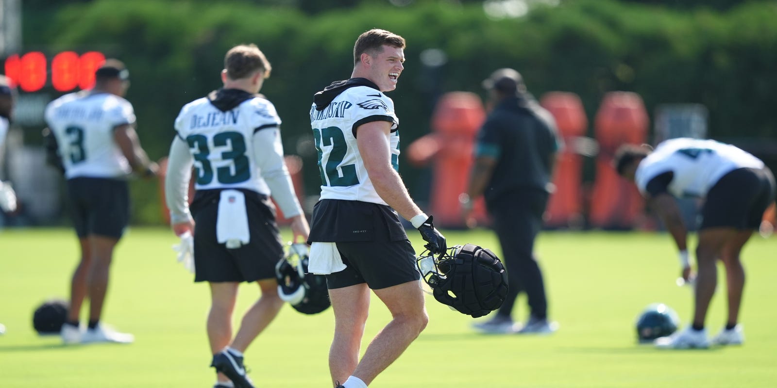 nflpress_digest's tweet card. Eagles safety Reed Blankenship says Philadelphia is not gonna lose that aggressiveness and swagger that Cj Gardner Johnson brought to the defense