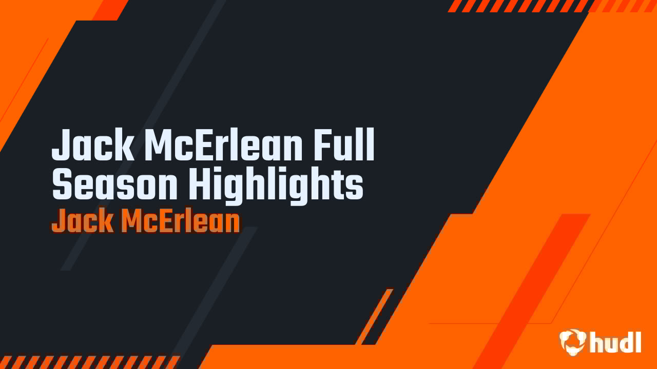 CoachLane_348's tweet card. Jack McErlean Full Season Highlights