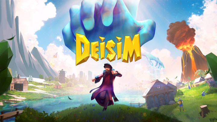 DeisimGame's tweet card. Live the experience of being an omnipotent god. Create your own world and guide humanity from stone age to modern era and beyond.