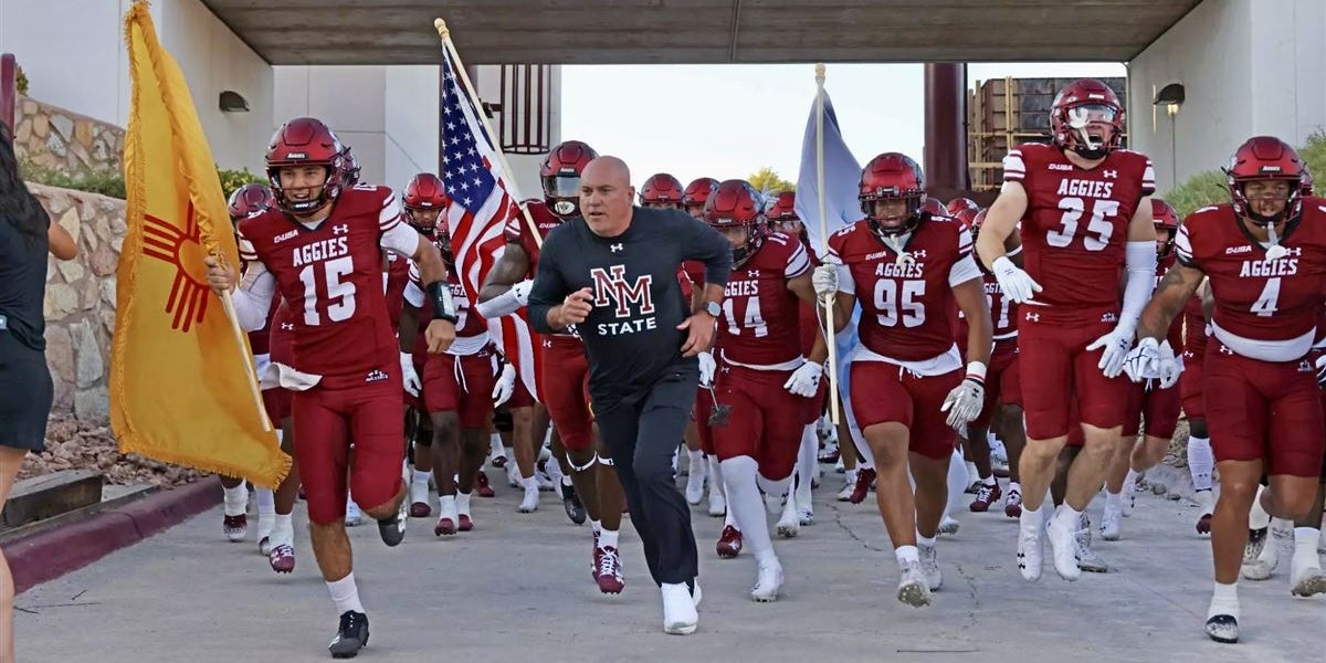 GoVols247's tweet card. GoVols247 takes an early look at each of Tennessee football’s 2025 opponents – continuing with the New Mexico State Aggies.