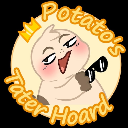 TaterHoard's tweet card. Shop items by TaterHoard.