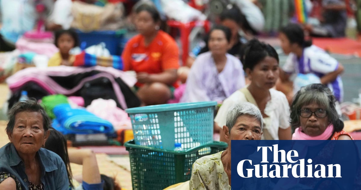 9DashLine's tweet card. Thai interior ministry says people from four border provinces moved to shelters as authorities say death toll from conflict has risen to 14