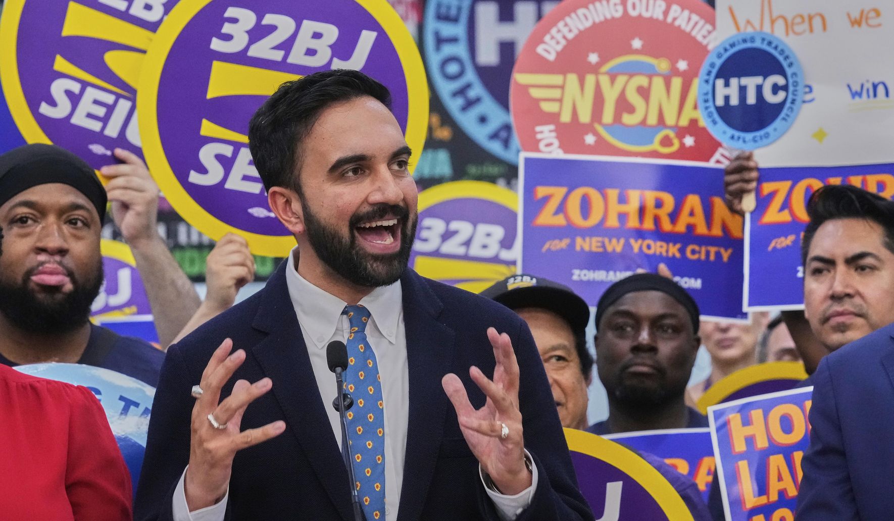 samillertimes's tweet card. Zohran Mamdani's earth-shaking political rise continues to pick up speed as the mayoral candidate racks up endorsements from New York City's most powerful labor unions and woos party bosses