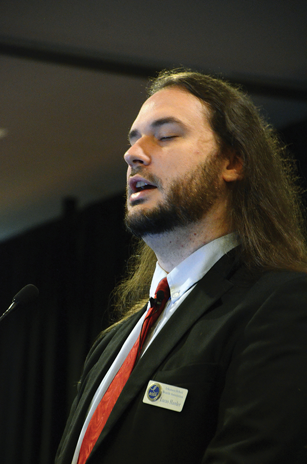 stevebrawner's tweet card. When school board members and administrators have a question about school law or board policy, they ask Lucas Harder, Arkansas School Boards Association staff attorney. He’s a legal expert, and he’s...