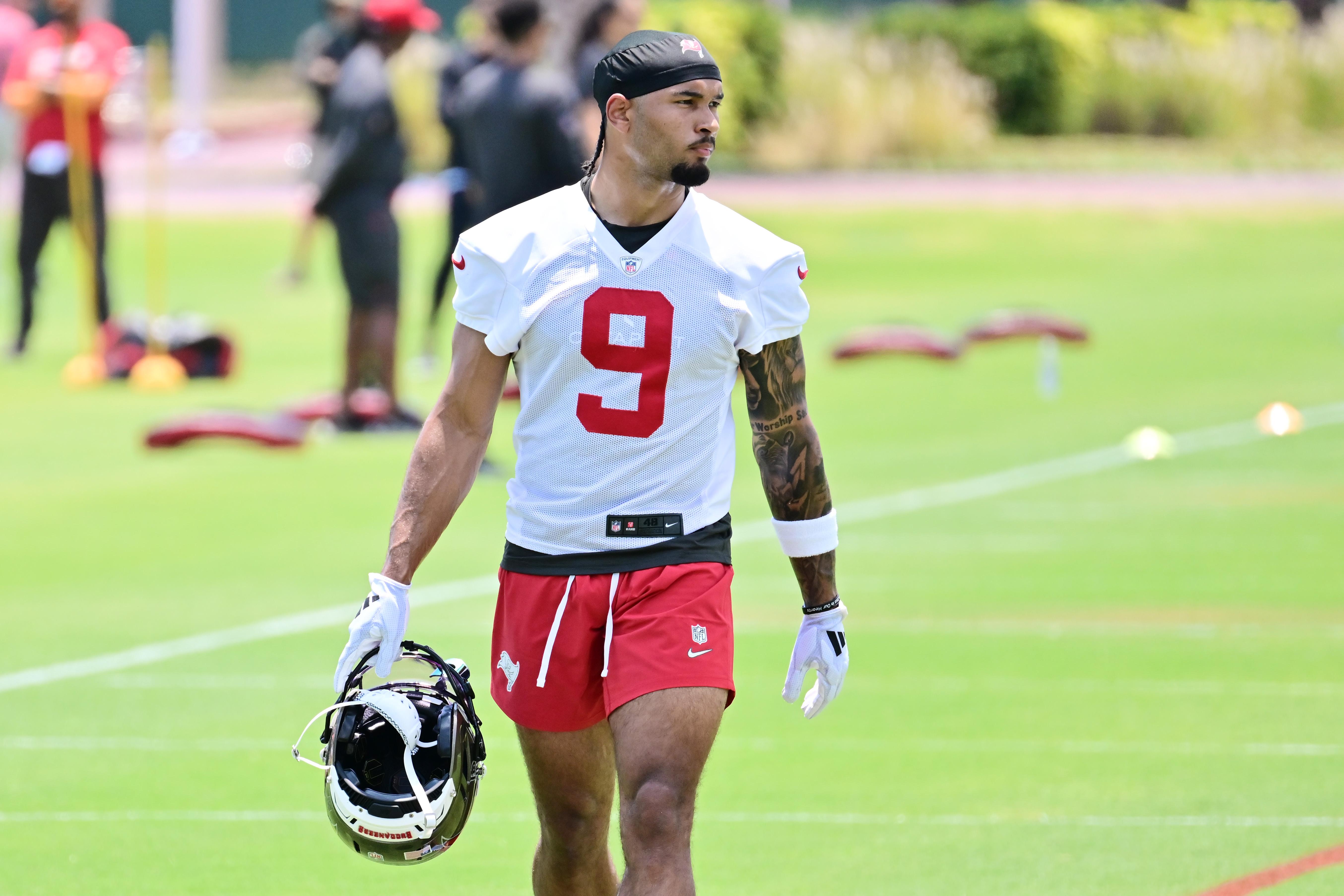 nflpress_digest's tweet card. Emeka Egbuka is making a strong first impression.