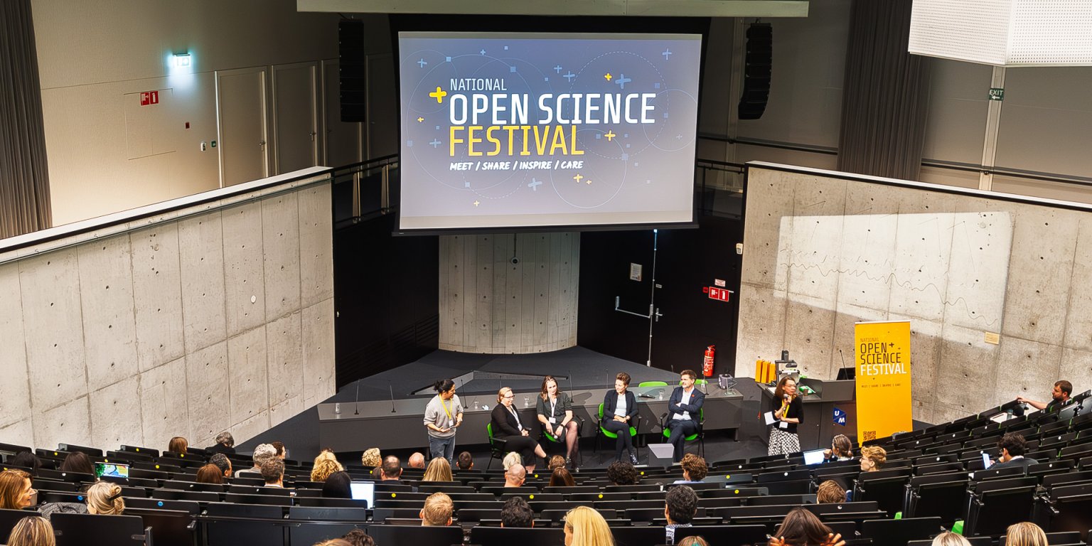 OpenScience_NL's tweet card. The Open Science Festival, held on October 22, 2024, in Maastricht, was an inspiring gathering of over 350 researchers, educators, students, and policymakers committed to advancing open science.