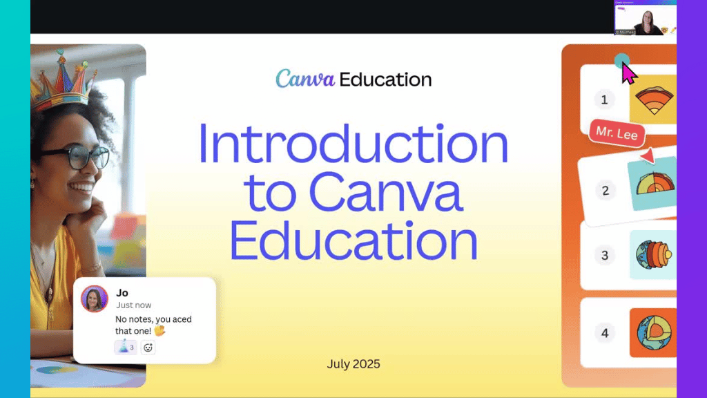 CanvaEdu's tweet card. JULY 2025 Community Live: Canva Introduction