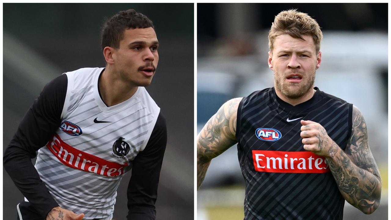 FOXFOOTY's tweet card. Pies Premiership boost as star duo to return in 3731-day first... but McRae admits ‘there’s a risk’