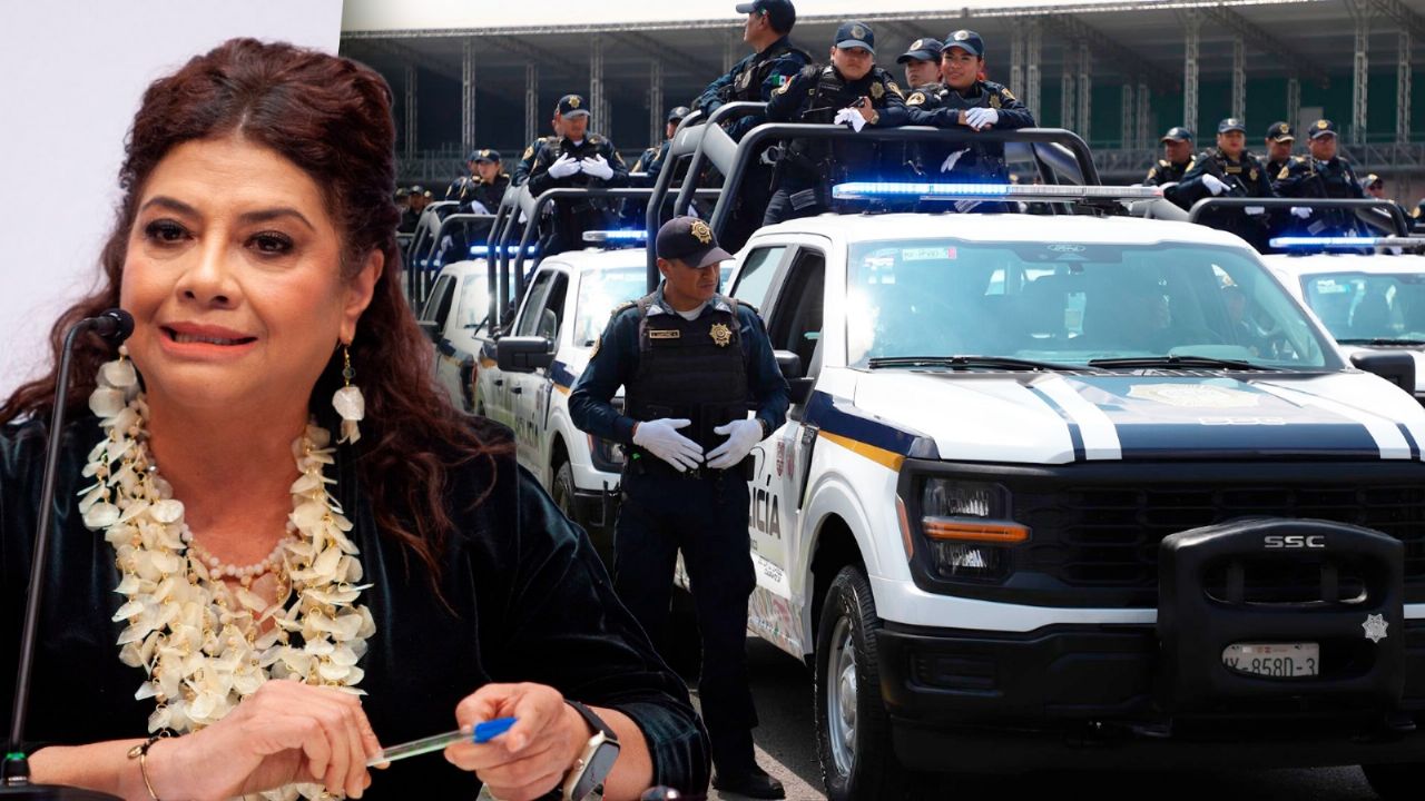MVSNoticias's tweet card. "Un eje de la estrategia de la Ciudad de México ya desde hace algunos años, desde la administración anterior, con la doctora Claudia Sheinbaum ha sido el de más y mejor policía", dijo Pablo Vázquez,...