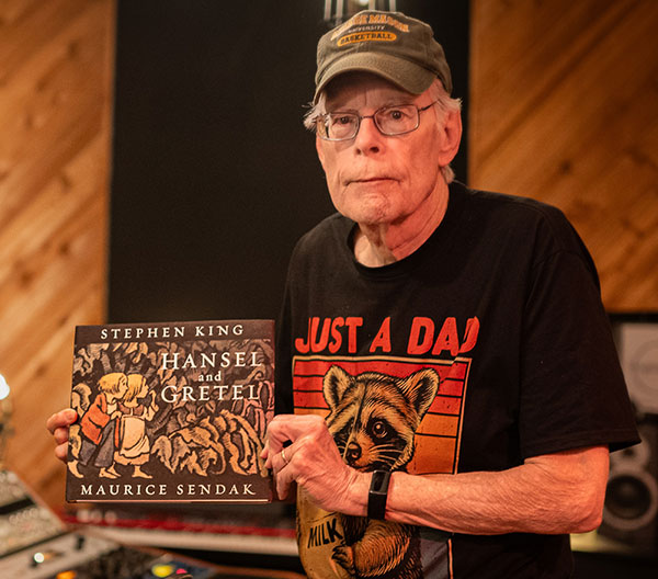 BookPostUSA's tweet card. Stephen King will voice a new rendition of the classic Brothers Grimm fairy tale 'Hansel and Gretel,' a forthcoming picture book written by King, with artwork by late renowned illustrator Maurice...