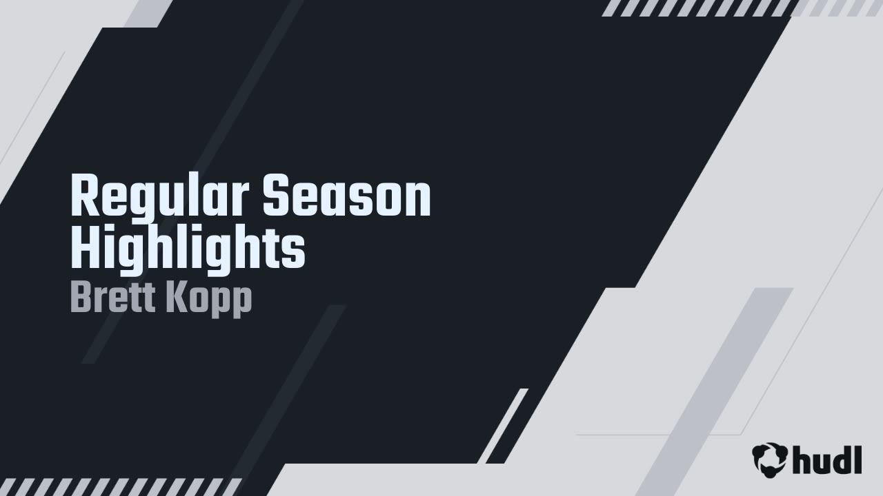bkopp79's tweet card. Regular Season Highlights
