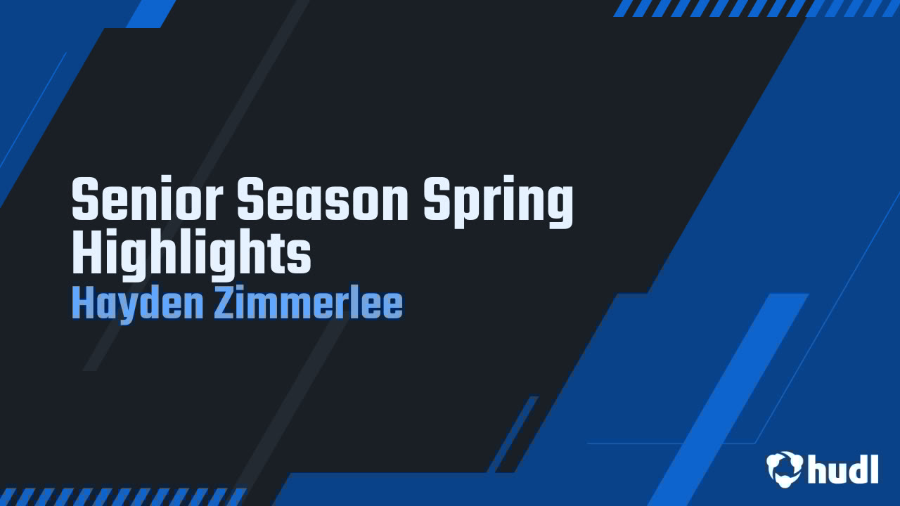 Haydenz1004's tweet card. Senior Season Spring Highlights