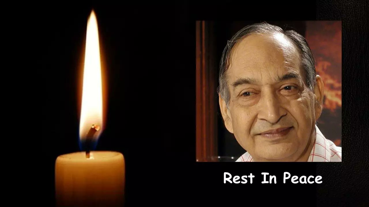 rajkumarspeaks's tweet card. Gopal Chaturvedi Death: हिंदी के प्रसिद्ध व्यंग्यकार और कवि गोपाल चतुर्वेदी ने पत्नी निशा चतुर्वेदी के निधन के छह दिन बाद अंतिम सांस ली।