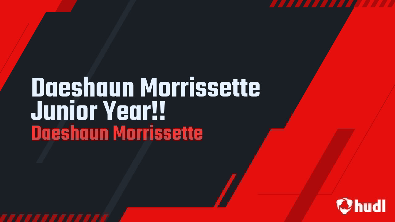 ballinwithdae's tweet card. Daeshaun Morrissette Junior Year!!