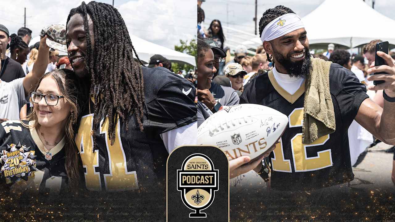SaintsPod's tweet card. Erin Summers breaks down day two of the Saints minicamp and what the offense and defense is starting to look like under head coach Kellen Moore.