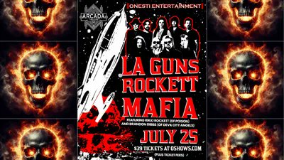 PilledNet's tweet card. Music from L.A. Guns