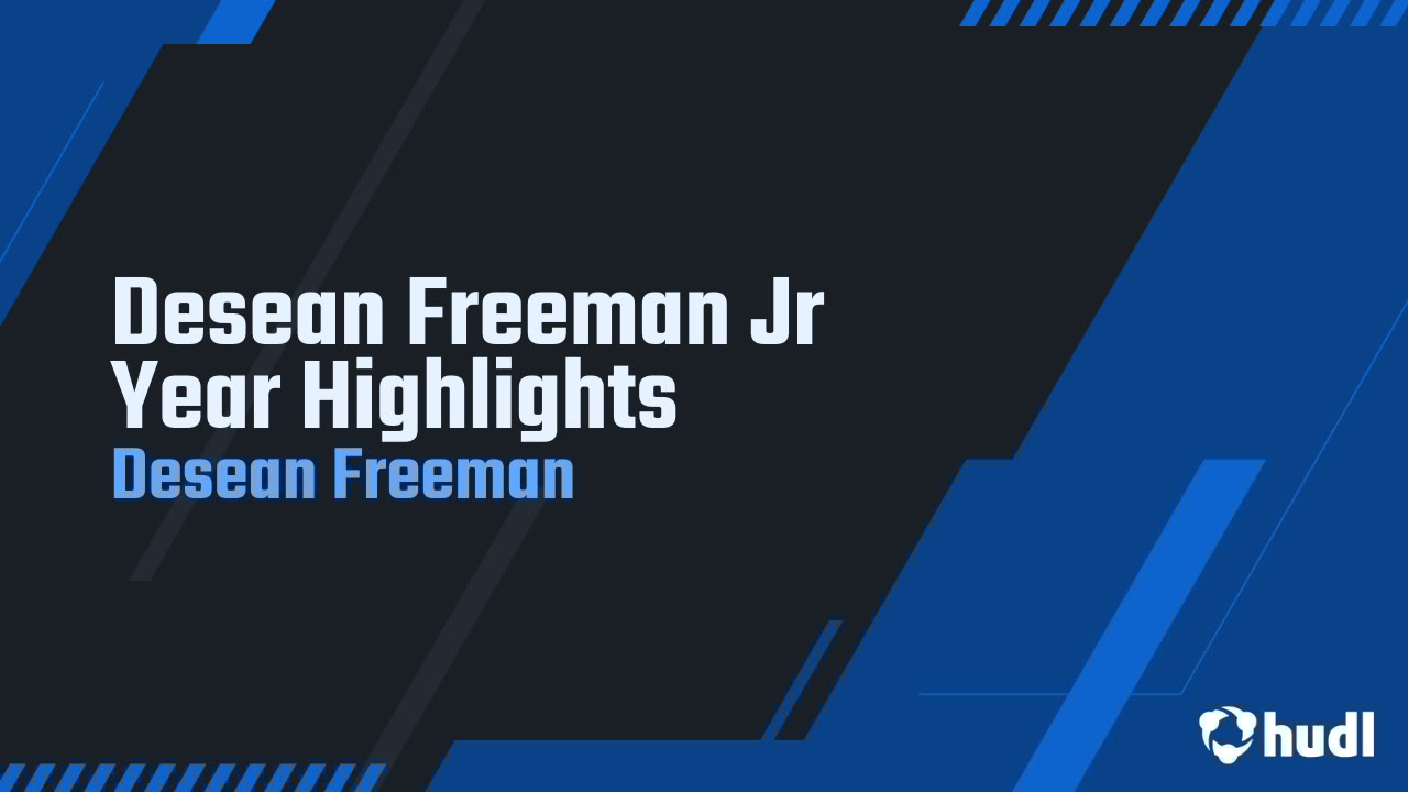 Freeman4Desean's tweet card. Desean Freeman Jr Year Highlights