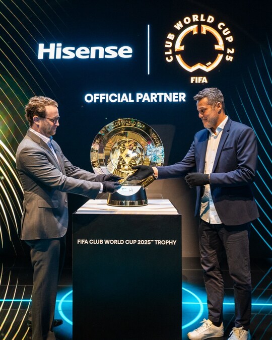 CES's tweet card. /PRNewswire/ -- Hisense, a leading brand in global consumer electronics and home appliances, joined with FIFA to unveil the highly anticipated new design of...