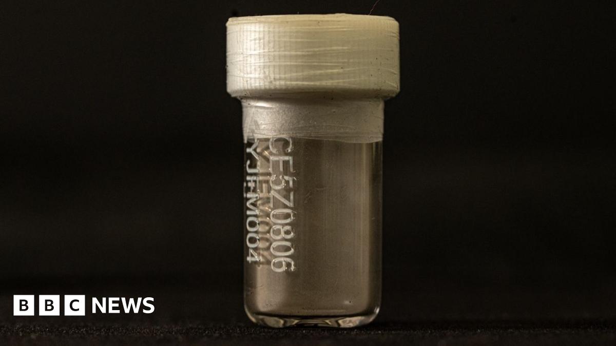BBCScienceNews's tweet card. First Moon samples collected in nearly 50 years and loaned by China for the first time are now in the UK.