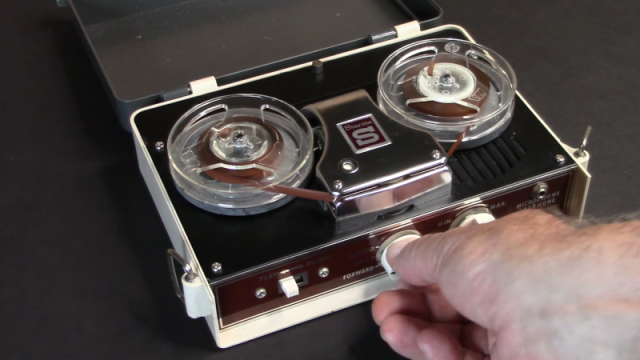 hackaday's tweet card. When you think of a tape recorder, you might think of a cassette tape. However, [Michael Simpson] has an old Star-Lite small reel-to-reel tape machine. It isn’t a repair so much as a rework t…