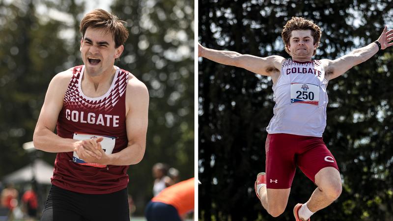 ColgateXCTF's tweet card. BETHLEHEM, Pa. – Seniors Ethan Eisner and Cole Blair earned spots on the 2025 Men's Outdoor Track & Field Academic All-Patriot League Team, the conference announced on Tuesday.
