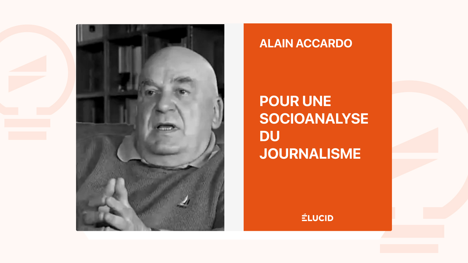 elucid's tweet card. Une analyse de la déliquescence du journalisme occidental, soumis à la censure et à la domination financière...
