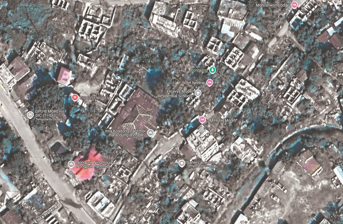 chingthou's tweet card. One of the latest incidents reported by the displaced people involves the theft of roofing sheets from Nongpok Ningthou Nongpok Panthoibi Shanglen and Meetei Shanglen.