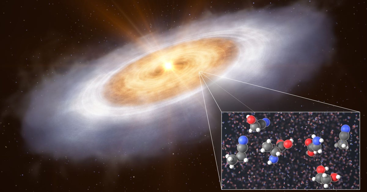 josemnieves's tweet card. El hallazgo de moléculas complejas en el disco protoplanetario de una estrella recién nacida refuerza la idea de que vivimos en un Universo químicamente activo y sorprendentemente 'preparado' para la...