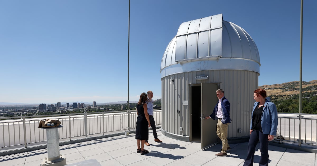 PresidentUofU's tweet card. University's Crocker Science Complex is expected to be a scientific hub for inquiry, research and collaboration.