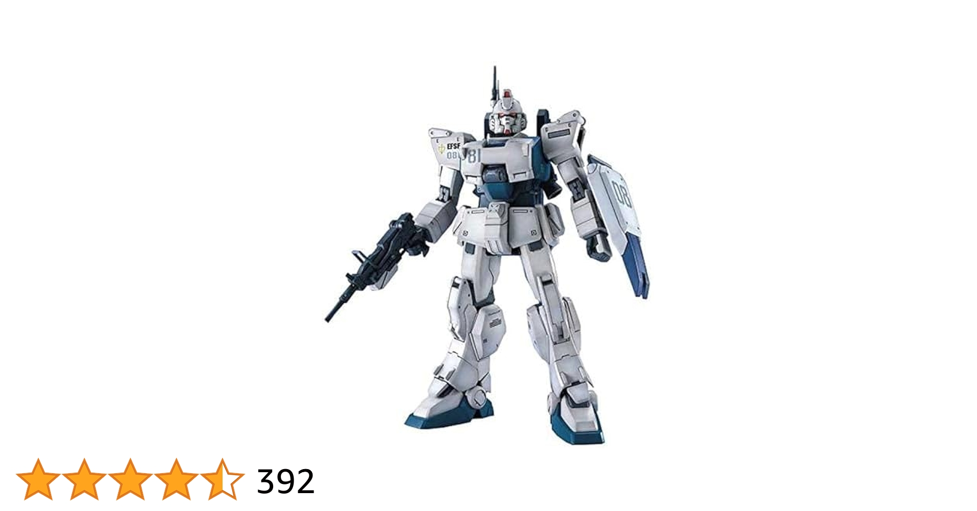 aanc20's tweet card. OＶA「機動戦士ガンダム0083」に登場するモビルスーツ「先行量産型モビルスーツ(改装型)ガンダムイージーエイト」をマスターグレードとして1/100でリアルに3D化したプラスチックモデル。劇中の様々なシーンに対応できる豊富な武器パーツをセット。腕、脚部装甲は、脱着可能。各部フレーム、メカニックや兵装ギミックを再現。(この商品は組み立てキットです。)