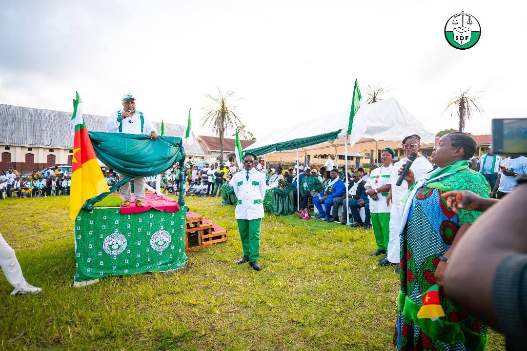 BorisEsonoN's tweet card. By Boris Esono Nwenfor SDF Chairman Honourable Joshua Osih speaks to SDF supporters during a rally in Mutengene, South West Region, Cameroon BUEA, Cameroon – The Chairman of the Social Democratic...
