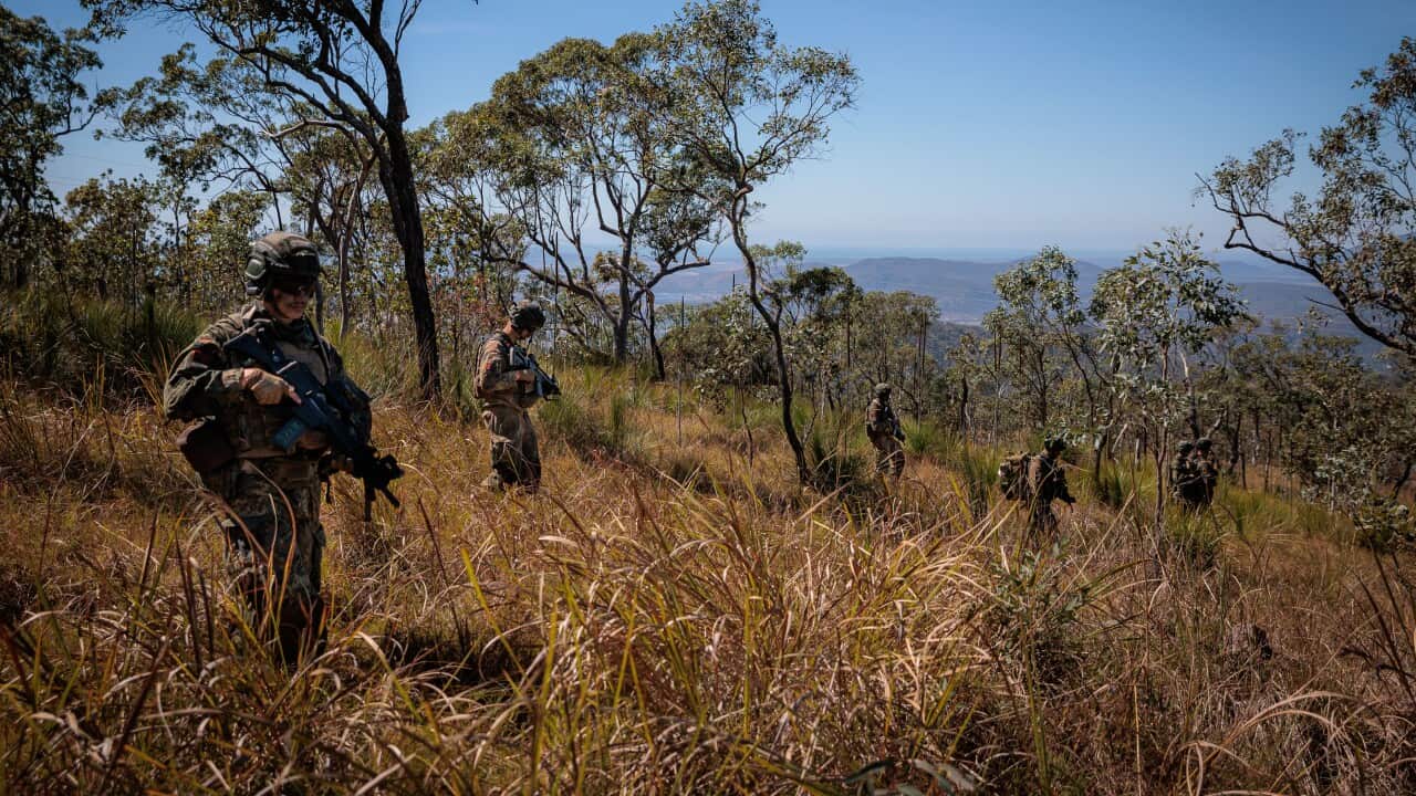 GermanyInOz's tweet card. Deutsche Soldaten und Soldatinnen haben in den vergangenen Wochen an einer der größten Militärübungen in Australien teilgenommen. Den bedeutendsten Beitrag leisteten Fallschirmjäger aus Deutschland...