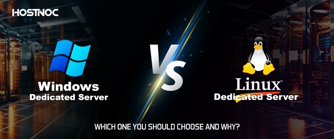 HostNoc's tweet card. Windows Dedicated Server Vs Linux Dedicated Server Factors To Consider When Choosing Between Windows and Linux Dedicated Server