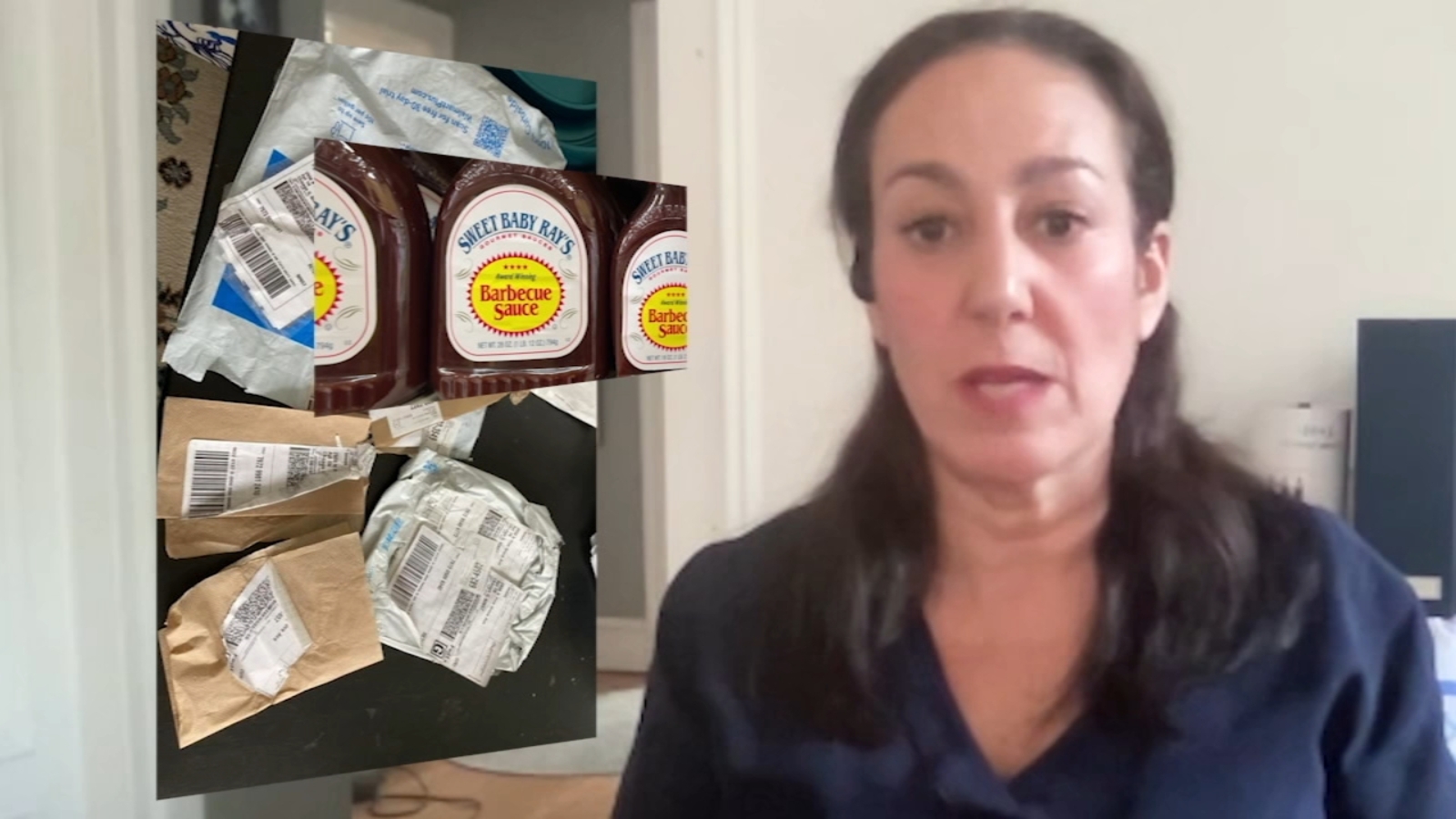StephanieABC7's tweet card. In addition to having huge deliveries of unordered BBQ sauce shipped to her home, the impersonated woman got a cease-and-desist letter from a cough medicine company, alleging she was violating their...
